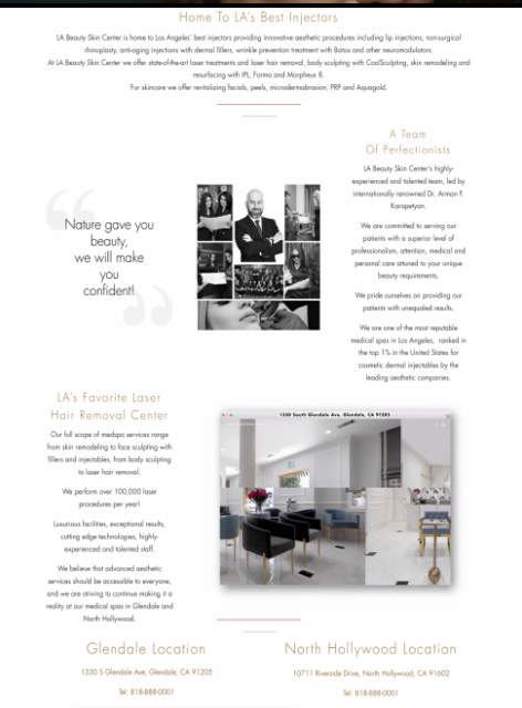 dental practice web design