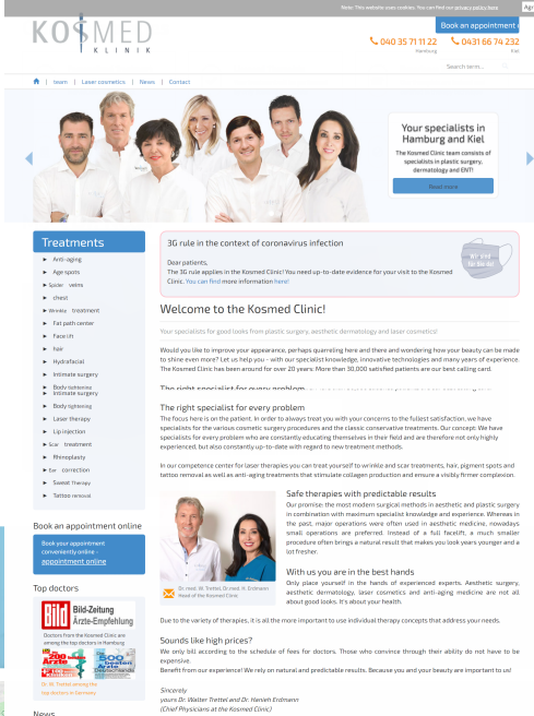 Best plastic surgery web design company