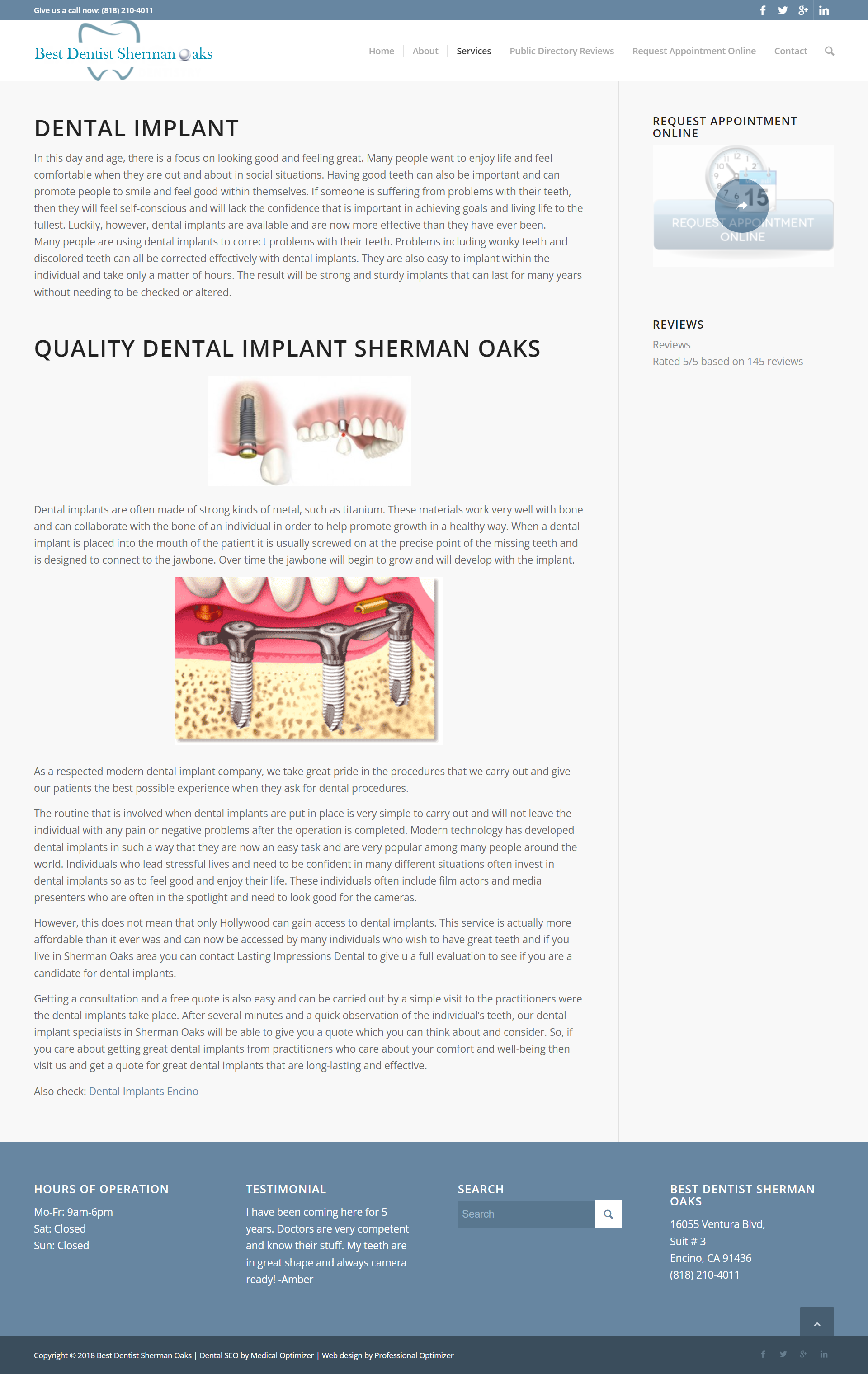 Top dentist web design company